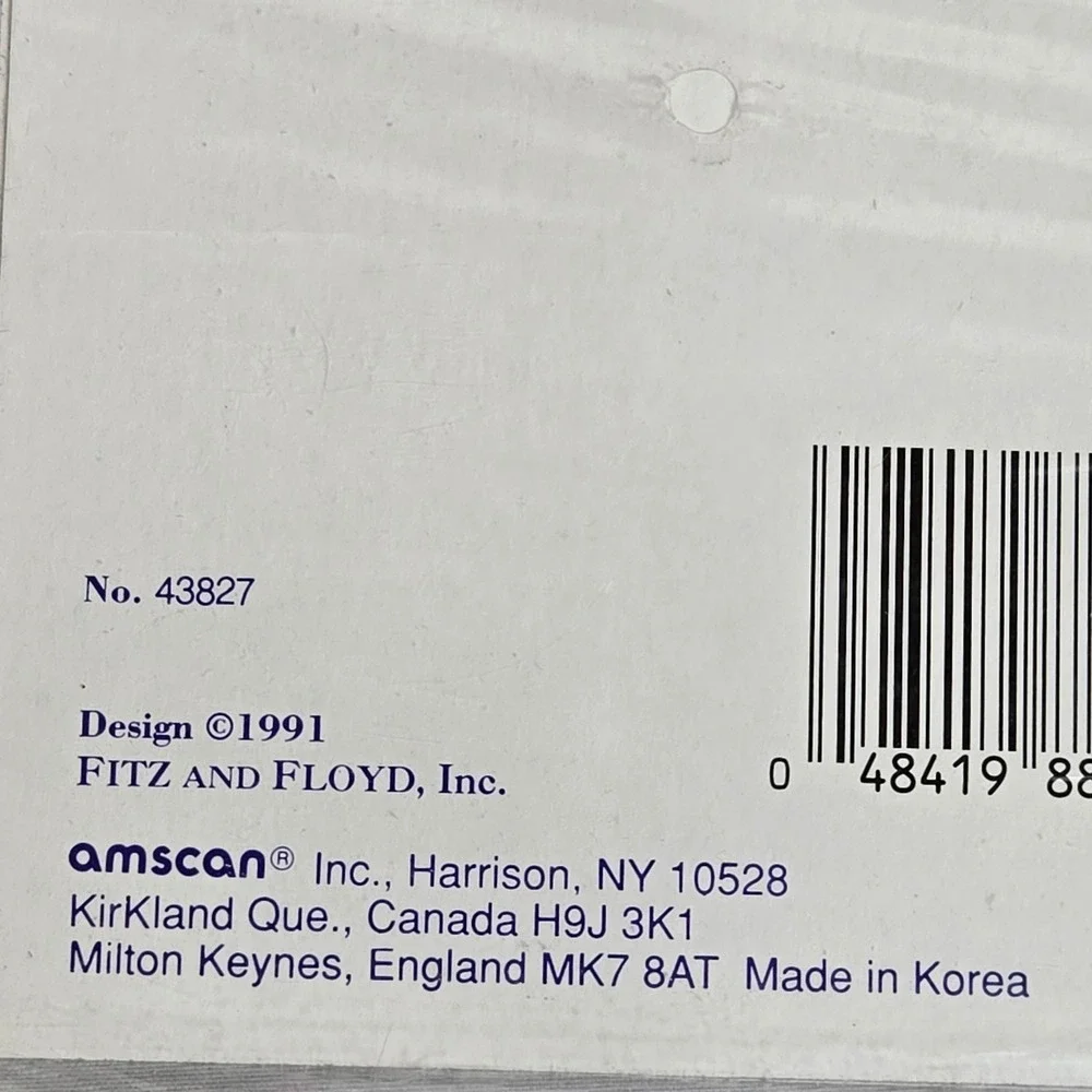 Amscan Fitz And Floyd Inc Grape Tapestry Place Cards, 72, Vtg 1990 43827 New
